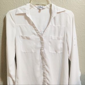 White express portofino button up